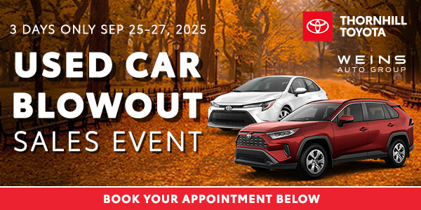 3 Day Used Car Summer Sale