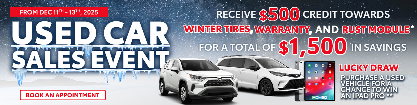 Fall Used Car Sales Event