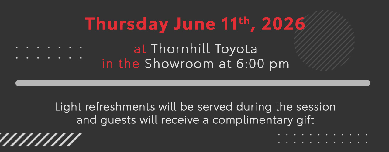 Thornhill Toyota Know Your Car Night
