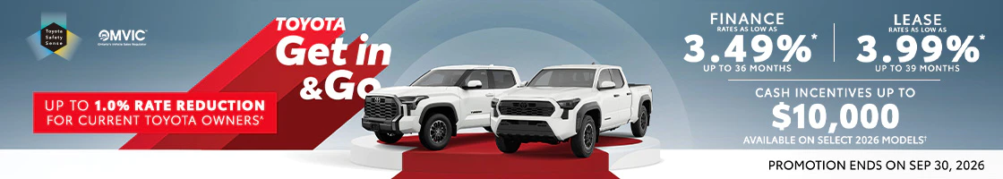 Thornhill Toyota Monthly Promotion