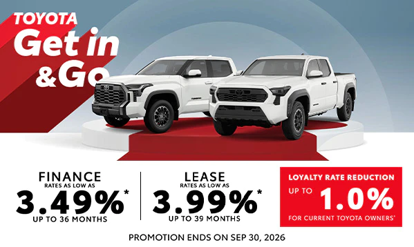 Thornhill Toyota Monthly Promotion