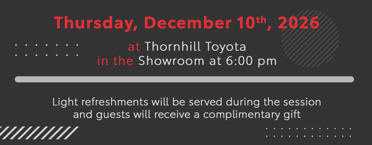 Thornhill Toyota Know Your Car Night